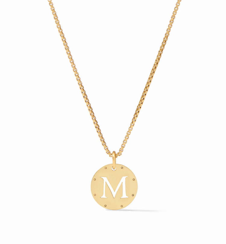 Julie Vos Monogram Delicate Necklace