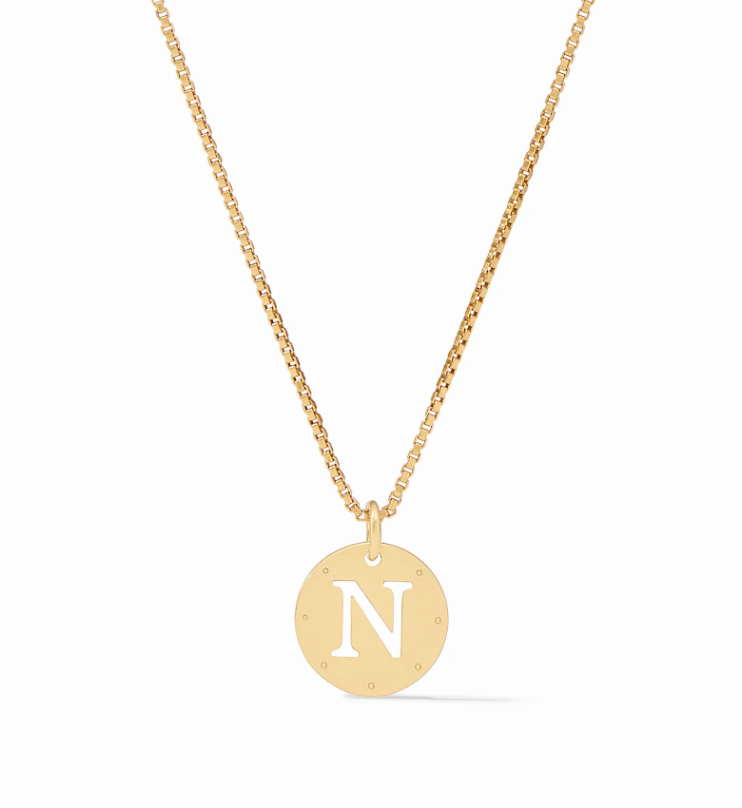Julie Vos Monogram Delicate Necklace