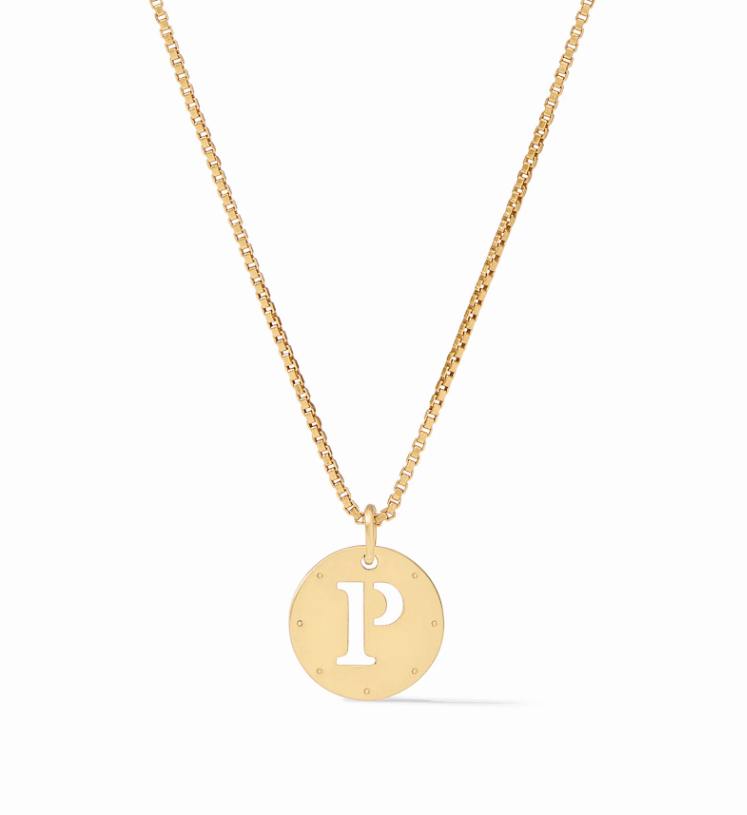 Julie Vos Monogram Delicate Necklace