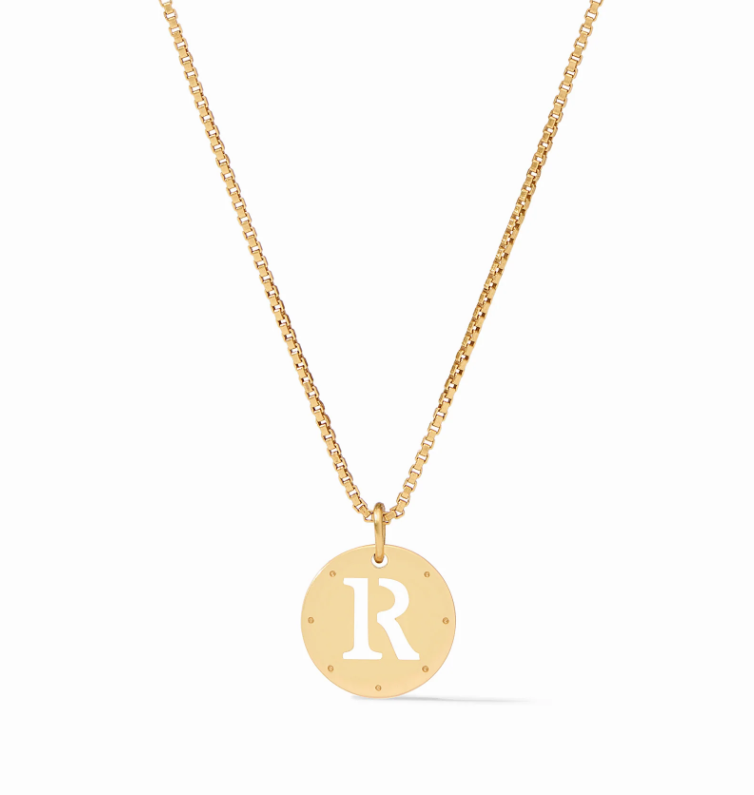 Julie Vos Monogram Delicate Necklace