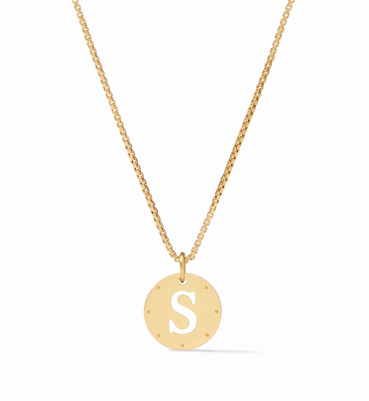 Julie Vos Monogram Delicate Necklace