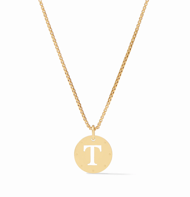 Julie Vos Monogram Delicate Necklace