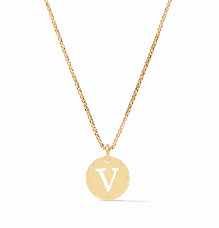 Julie Vos Monogram Delicate Necklace