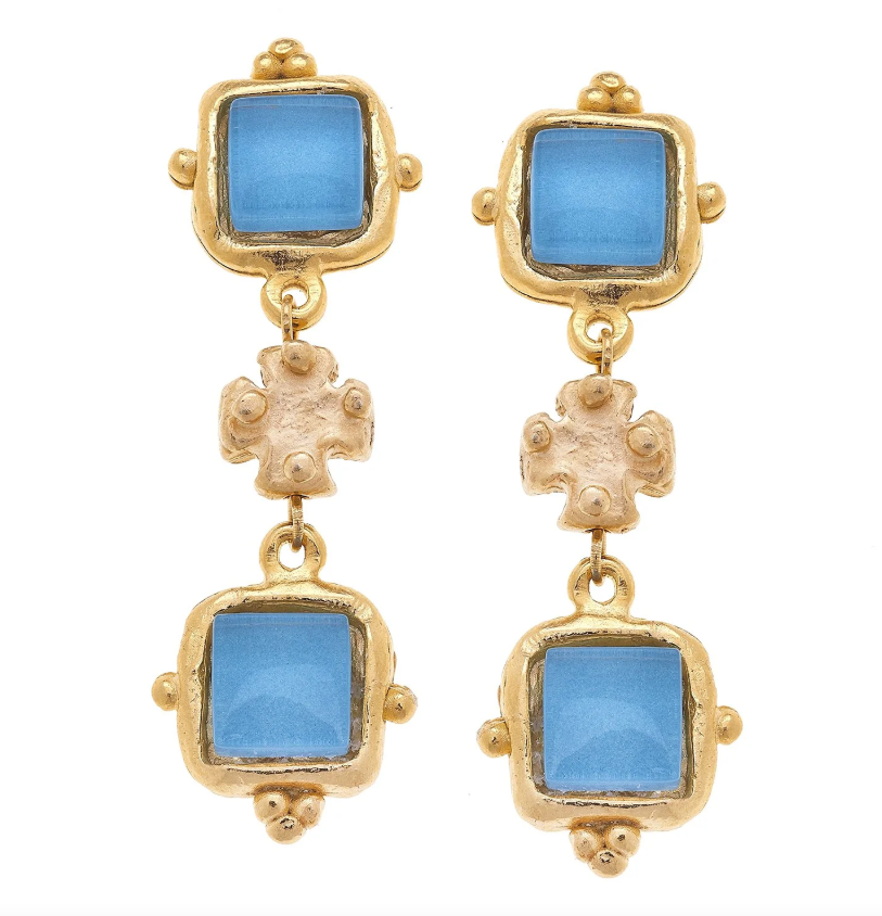 Susan Shaw Charlotte Deux Tier Earrings