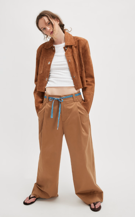 Free People Buckle Back Trousers