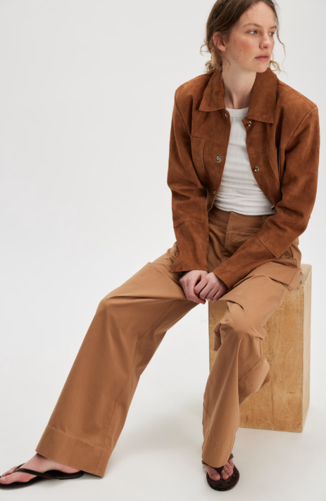 Free People Buckle Back Trousers