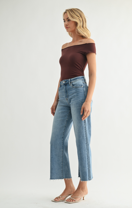 Just Black Denim The Slim Wide Leg