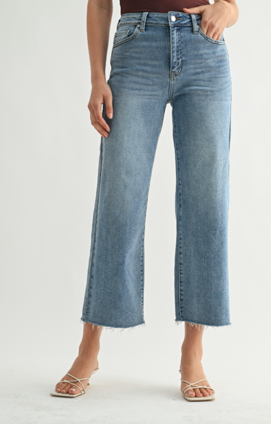 Just Black Denim The Slim Wide Leg