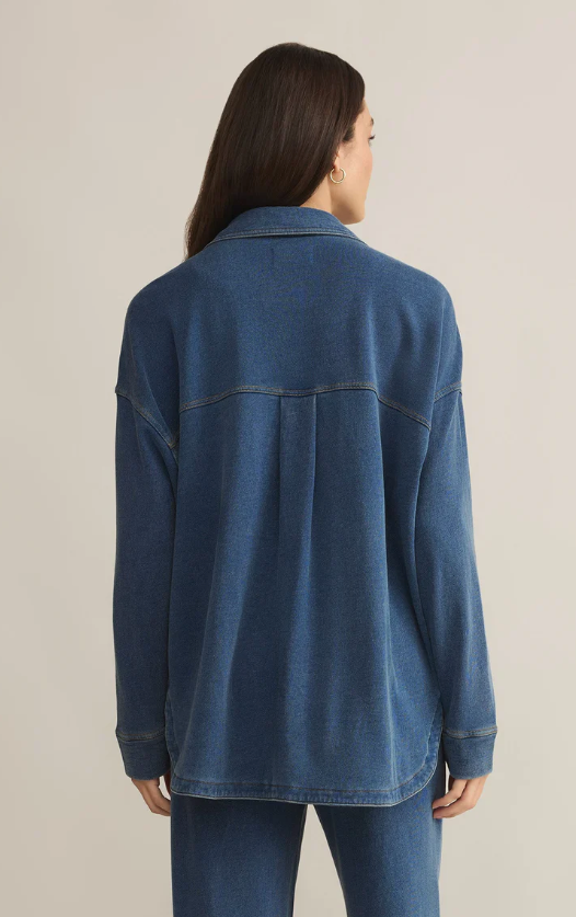 Z Supply All Day Knit Denim Jacket
