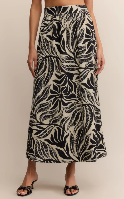 Z Supply Serendipity Palm Maxi Skirt