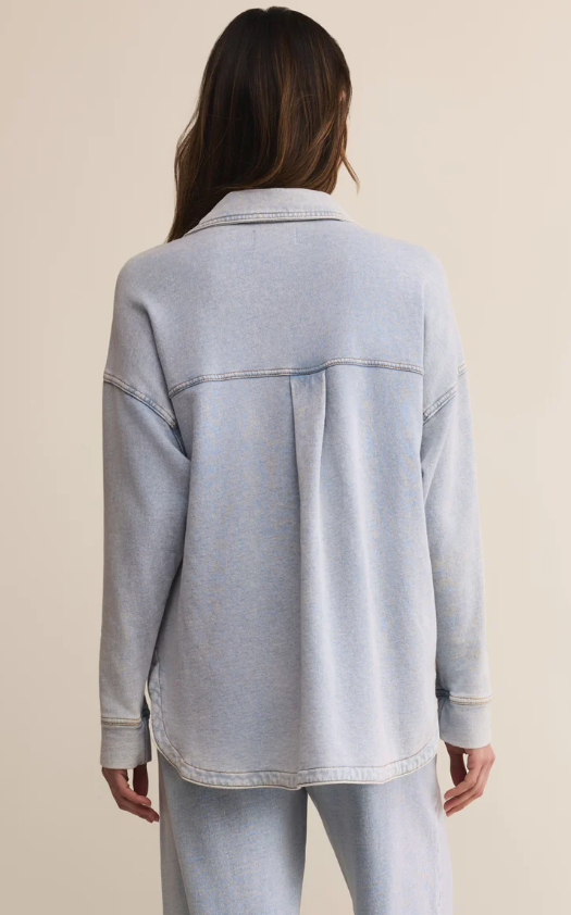 Z Supply All Day Knit Denim Jacket