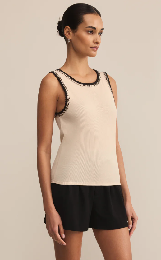 Z Supply Social Whipstitch Tank