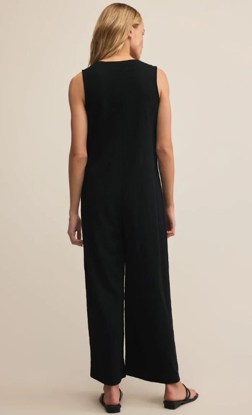 Z Supply Solace Textured Slub Jumpsuit