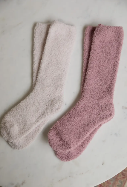 Barefoot Dreams CozyChic 2 Pair Sock Set