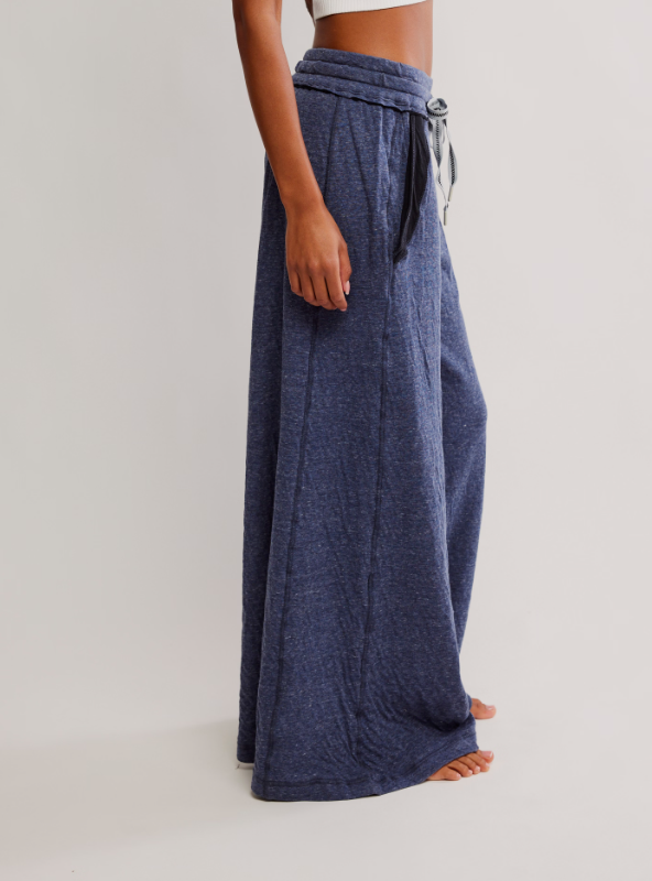 Free People Wait A Minute Wide Leg Lounge Pants