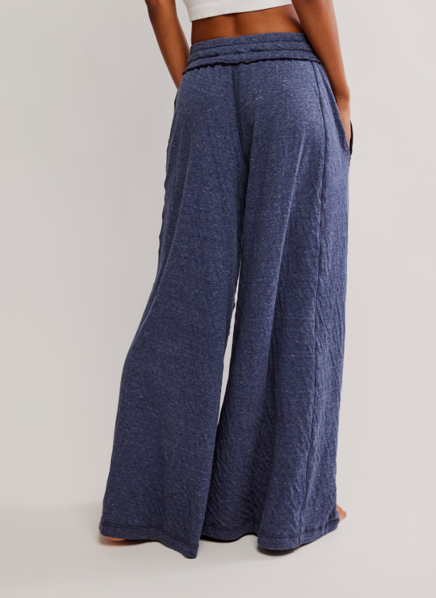 Free People Wait A Minute Wide Leg Lounge Pants