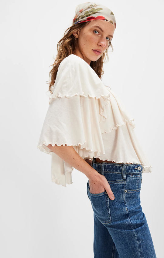 Free People Rose Party Tee