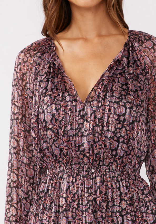 Lovestitch Floral Chiffon Maxi Dress