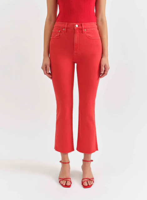 Daze Shy Girl High Rise Crop Flare