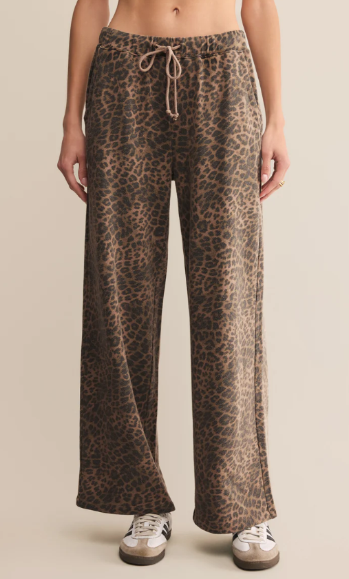 Z Supply Hunter Knit Leopard Pant
