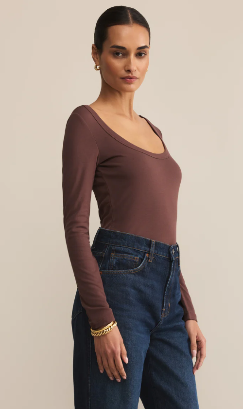Z Supply Second Skin Scoop Neck Top