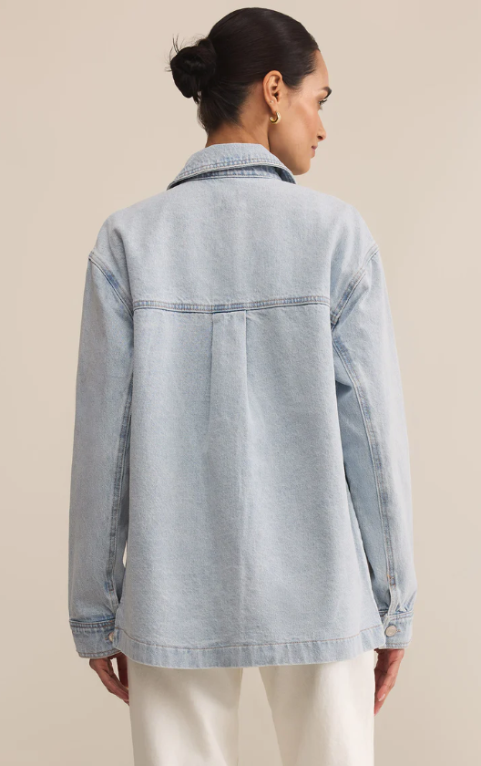 Z Supply On The Road Relaxed Denim Jacket