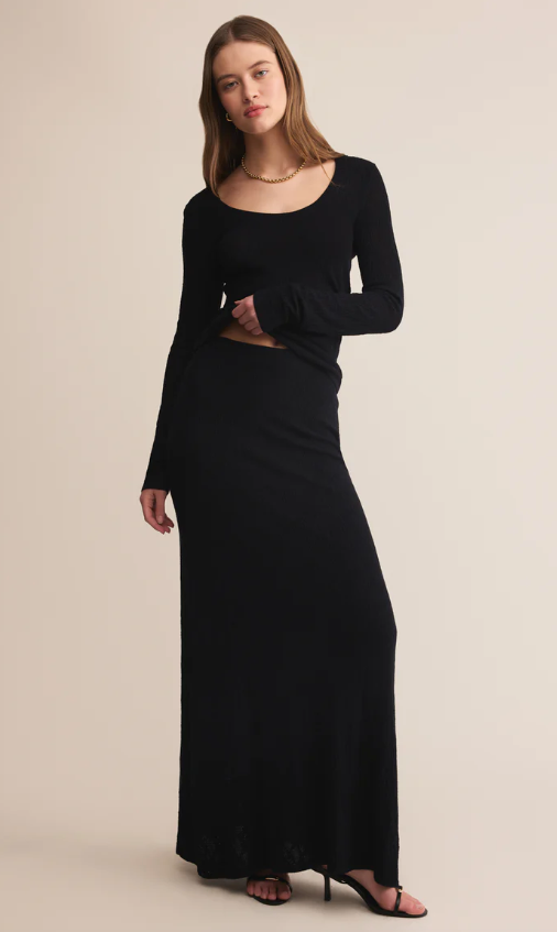 Z Supply Tibi Mesh Midi Skirt