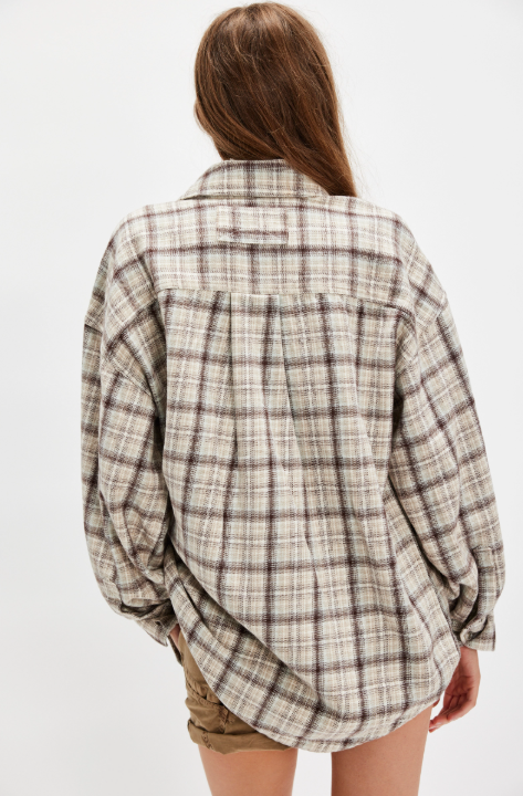 Free People Ashley Plaid Shirt