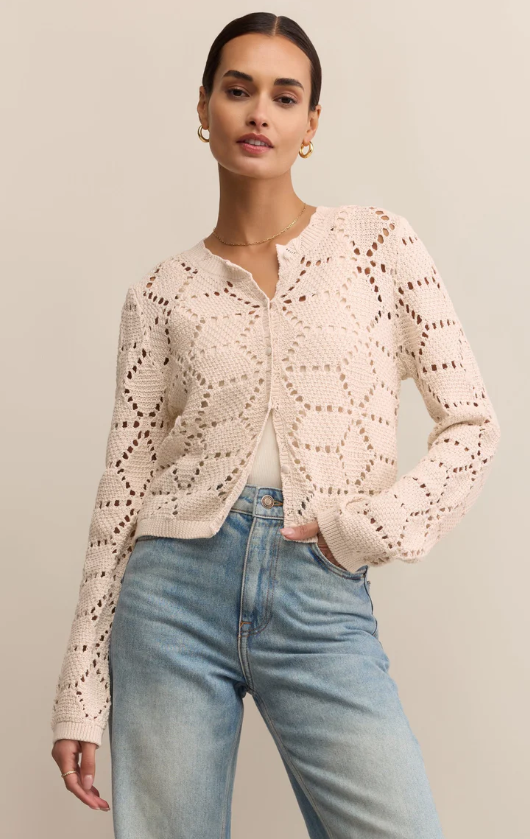 Z Supply Rosalyn Diamond Sweater Cardigan
