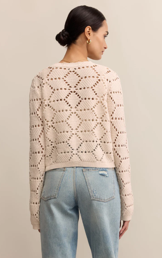 Z Supply Rosalyn Diamond Sweater Cardigan