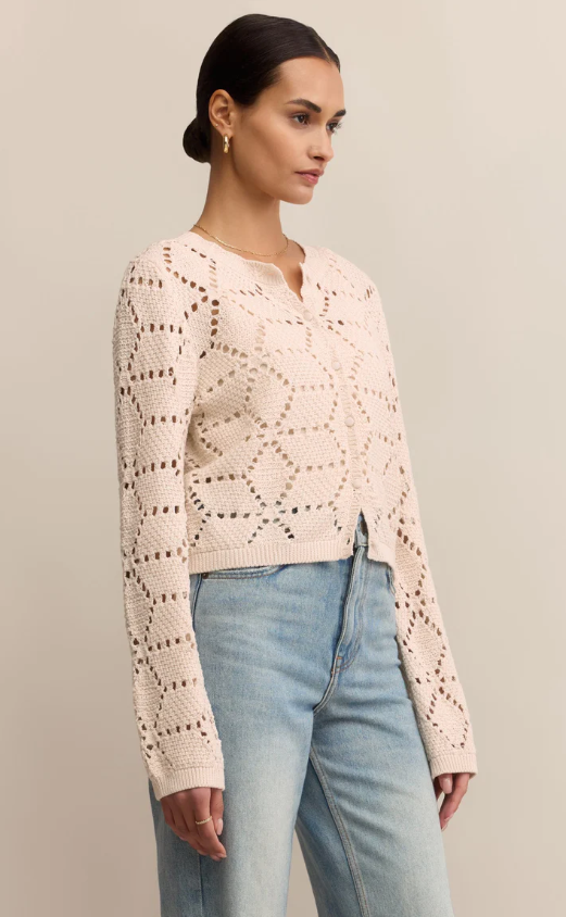 Z Supply Rosalyn Diamond Sweater Cardigan