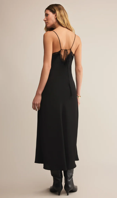 Z Supply After Hours Luxe Satin Midi Dress