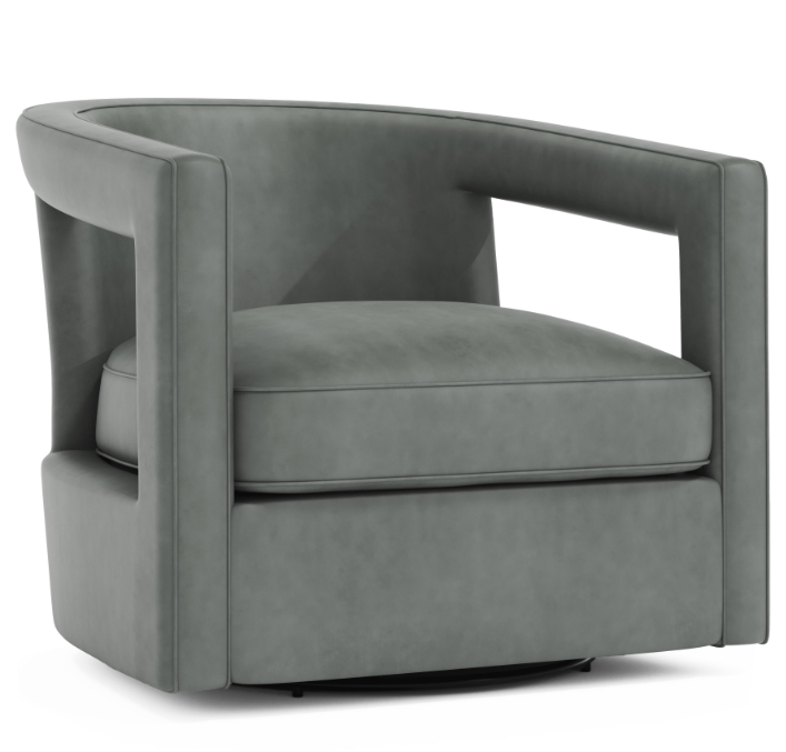 Paloma Leather Swivel Chair