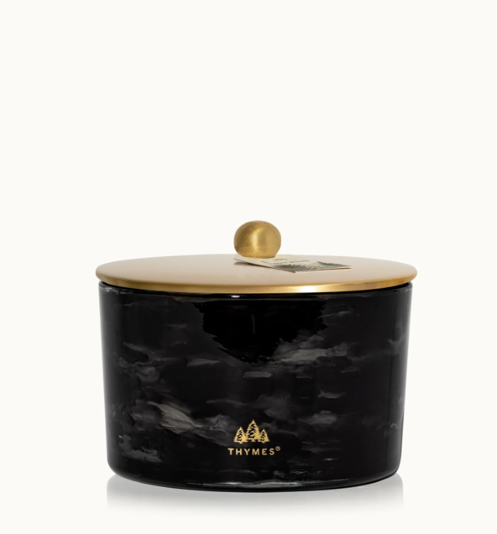 Thymes Noir Woods 3-Wick Poured Candle