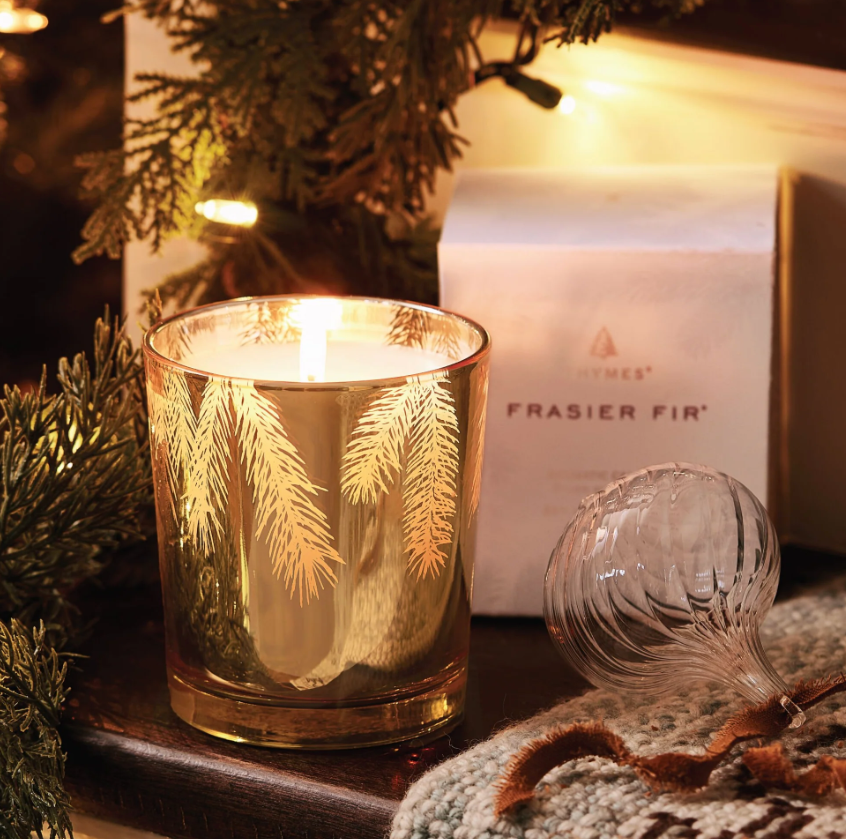 Thymes Frasier Fir Gilded Candle with Box