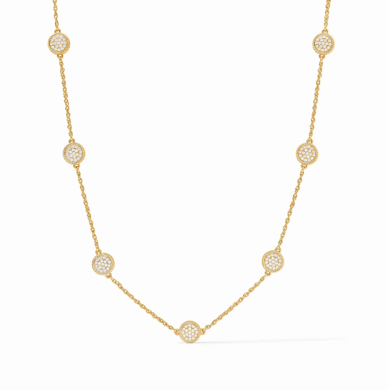 Julie Vos Windsor Delicate Station Necklace