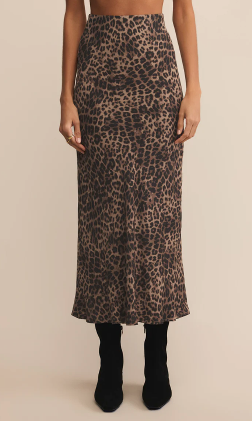 Z Supply Izabel Leopard Skirt