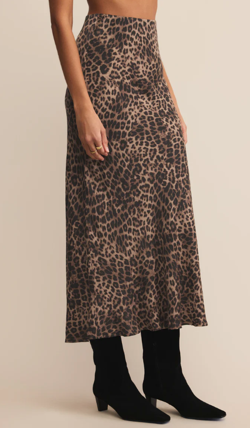 Z Supply Izabel Leopard Skirt