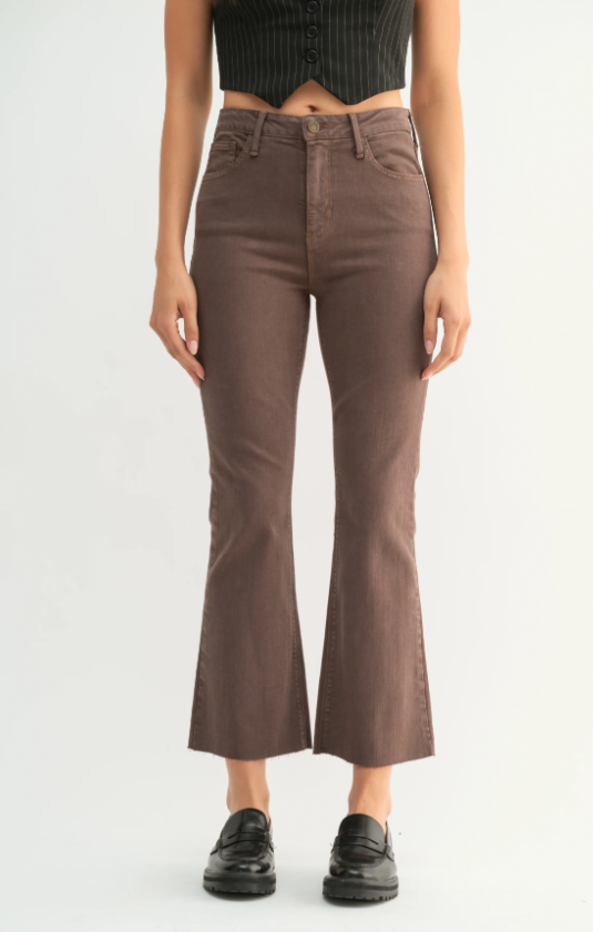 Just Black Denim The Cropped Demi Flare
