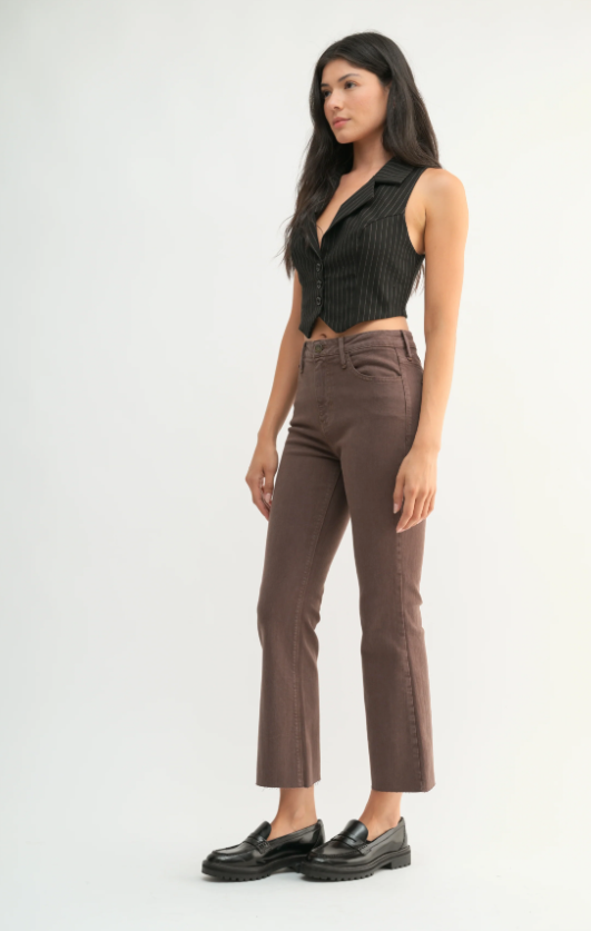 Just Black Denim The Cropped Demi Flare