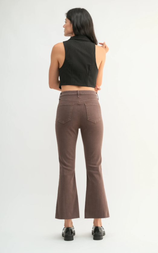 Just Black Denim The Cropped Demi Flare