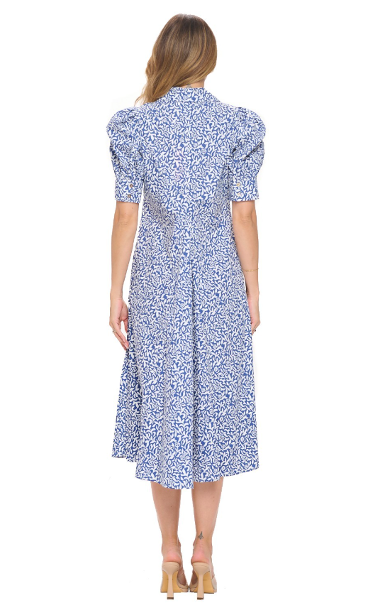 Bruan Pleated Midi Dress