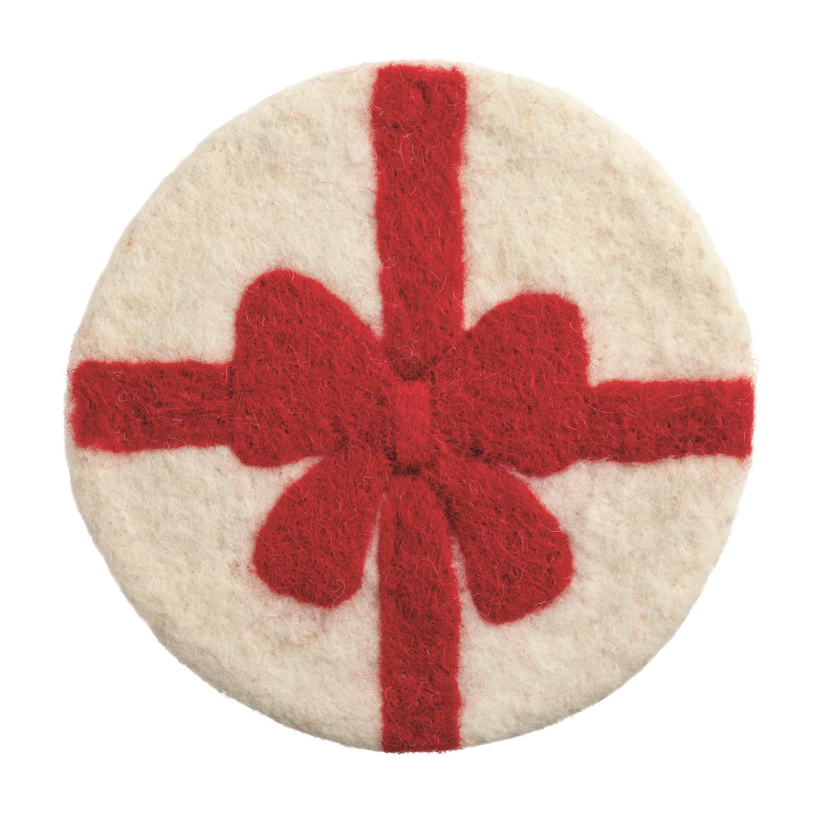 Holiday Felted Trivet