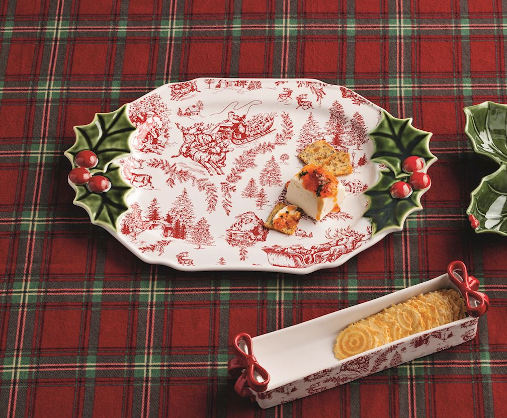 Holly Serving Platter