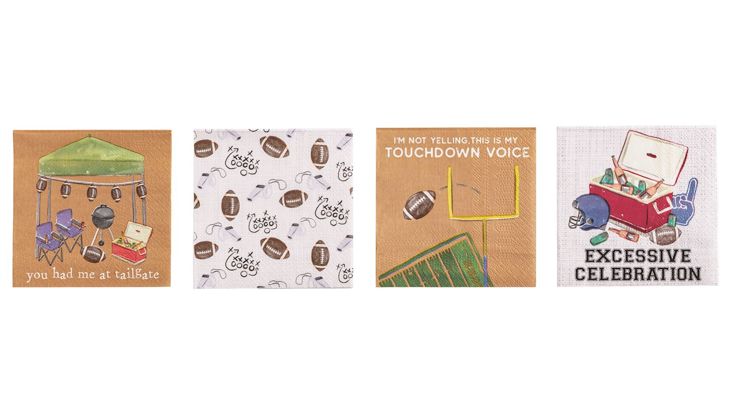 Tailgate Cocktail Napkins - Pack of 12