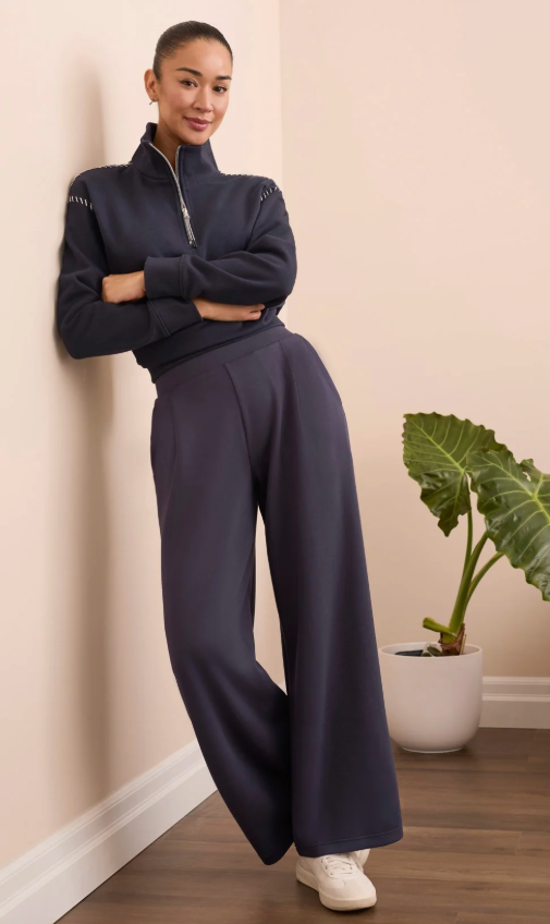 Tribal Techno Lux Wide Leg Pull-On Pants