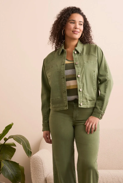Tribal Comfort Stretch Raglan Sleeve Jacket
