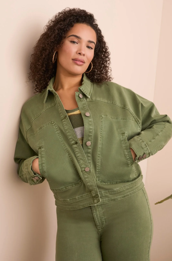 Tribal Comfort Stretch Raglan Sleeve Jacket