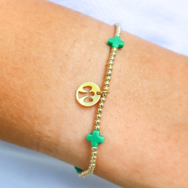 E Newton egives Camp Mystic Bracelet