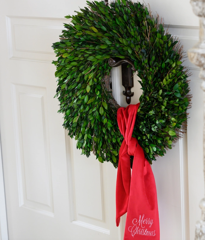 Merry Christmas Velvet Sash